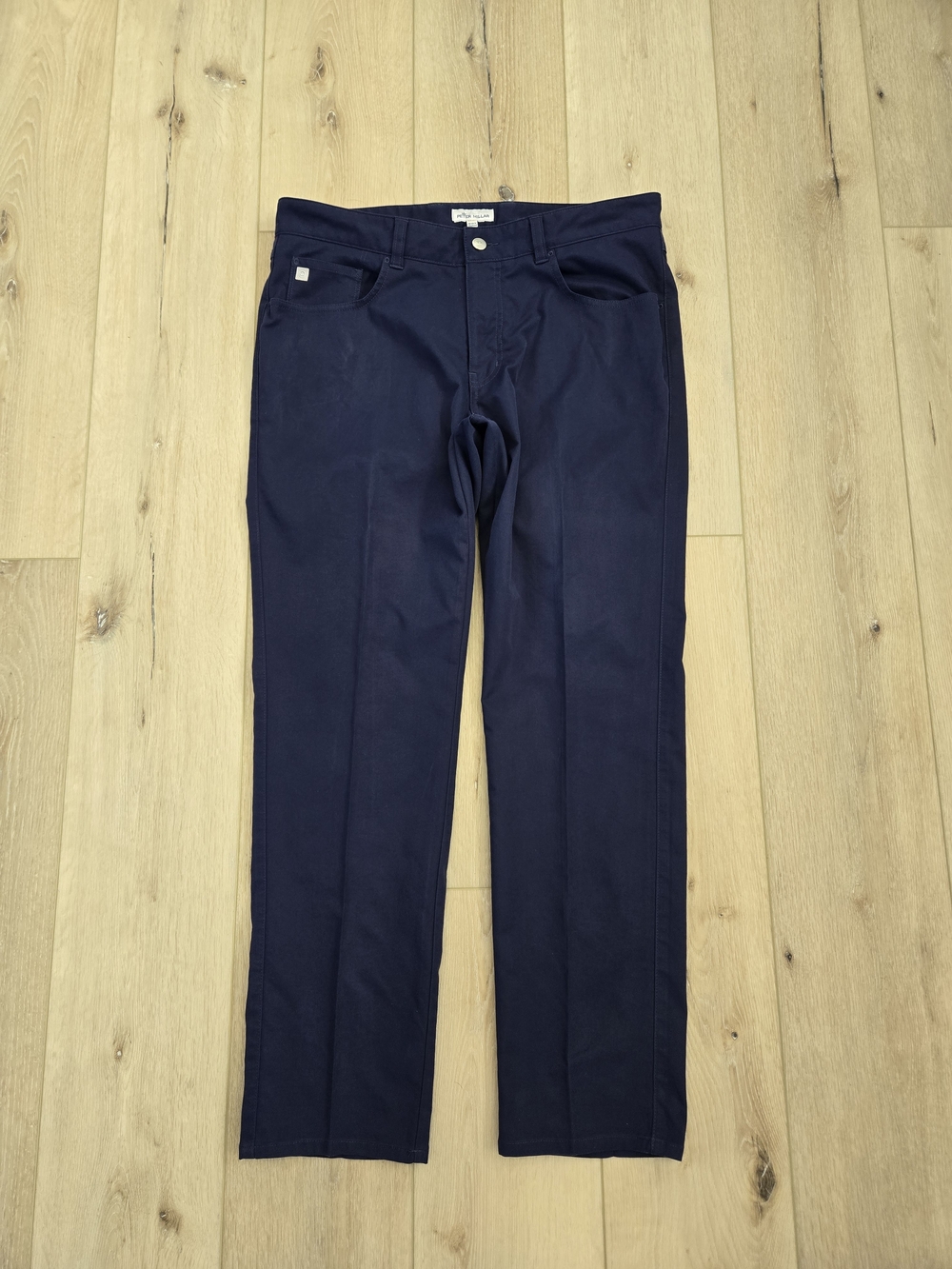 Peter Millar EB66 Performance Five-Pocket Golf Pants Navy Blue Mens Size 34 X 30